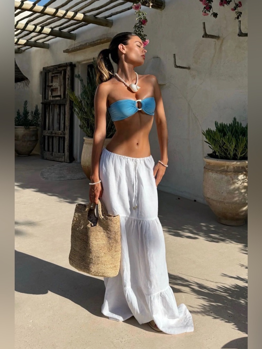 Monday Swimwear San Sebastian Skirt White